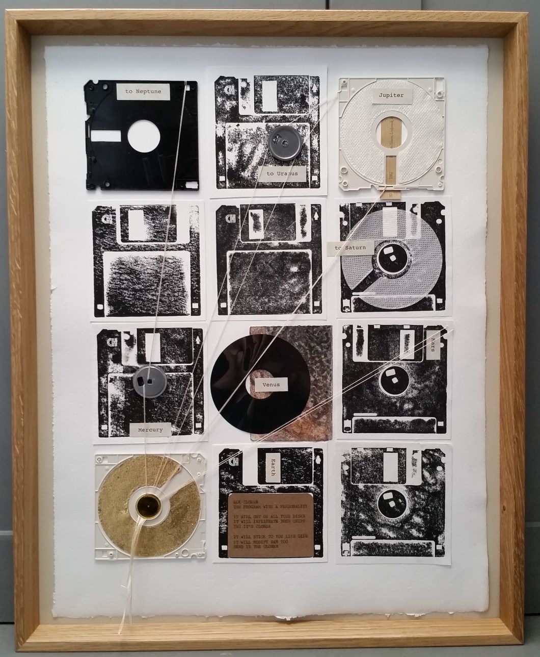 80_1982_Turning Tide_Helen Stone_paper and floppy disk montage 1