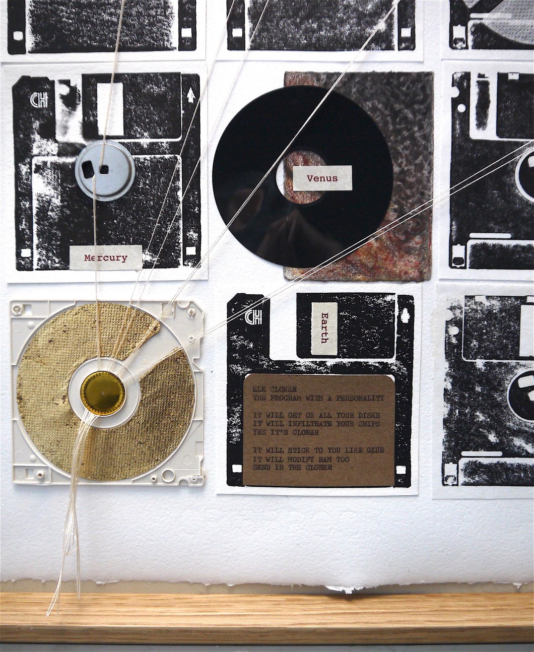 80_1982_Turning Tide_Helen Stone_paper and floppy disk montage 5